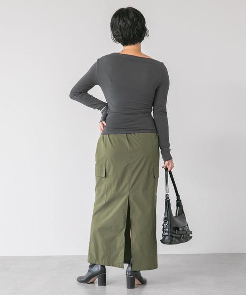 LUDLOW ワンショルダーシアトップス セール】ワンショルダーシアートップス（Tシャツ/カットソー