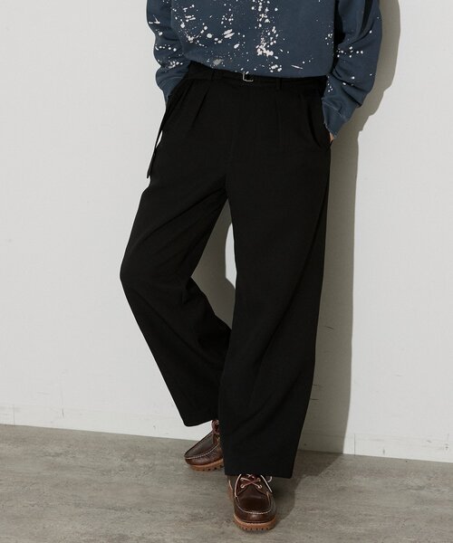 JOURNAL STANDARD スラックス ベルテッド ワイドスラックス