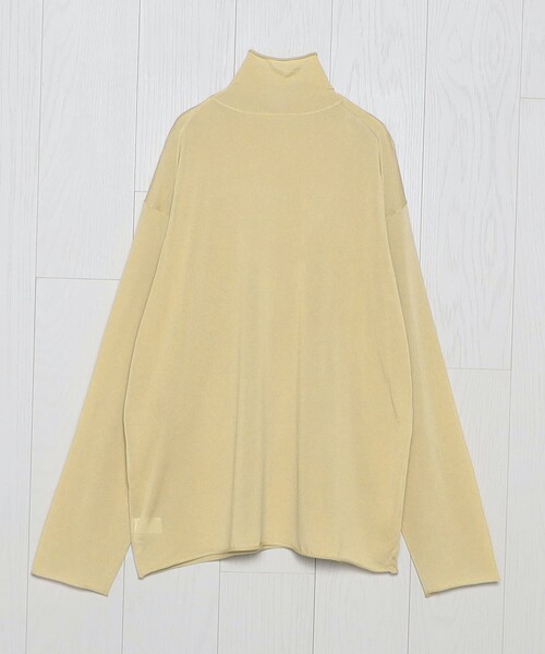 H　BEAUTY&YOUTH UNITED ARROWS（エイチビューティーアンドユースユナイテッドアローズ）の「＜H＞シアーハイネック ニットプルオーバー（ニット/セーター・レディース・ライトグレー/ベージュ/ダークグレー・FREE）」の20枚目の写真