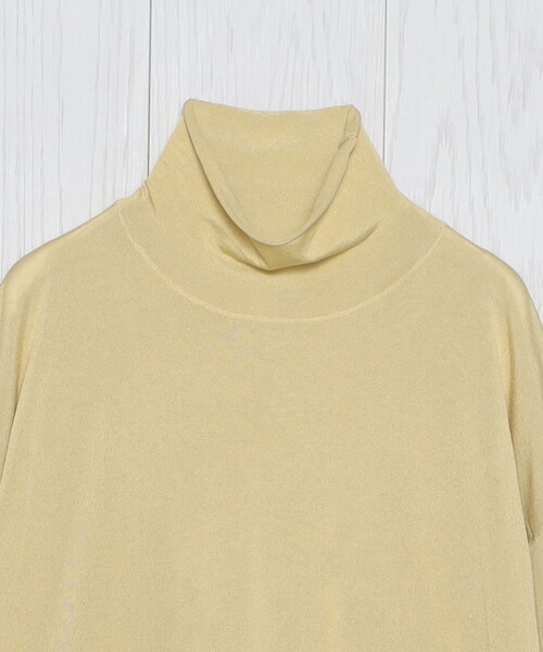 H　BEAUTY&YOUTH UNITED ARROWS（エイチビューティーアンドユースユナイテッドアローズ）の「＜H＞シアーハイネック ニットプルオーバー（ニット/セーター・レディース・ライトグレー/ベージュ/ダークグレー・FREE）」の16枚目の写真