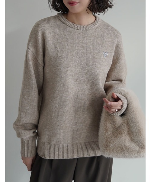 RtA アールティエー カシミヤ混 ペイズリーなニット RtA アールティ