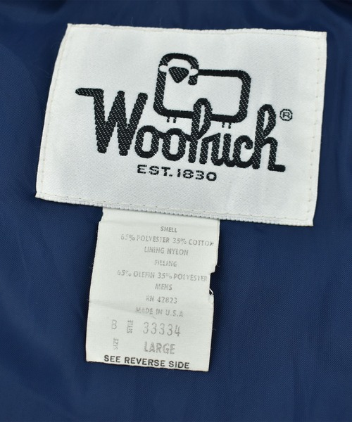 WOOLRICH（ウールリッチ）の「【ヴィンテージ古着】70-80’s Woolrich 中綿入り マウンテンジャケット USA製（マウンテンパーカー・メンズ・ベージュ・LARGE）」の8枚目の写真