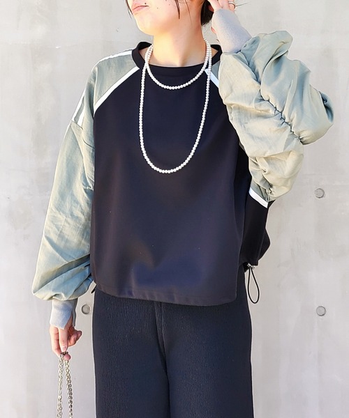 Q（キュー）の「ロングパールネックレス（ネックレス・レディース・ホワイト・ONE SIZE）」の5枚目の写真