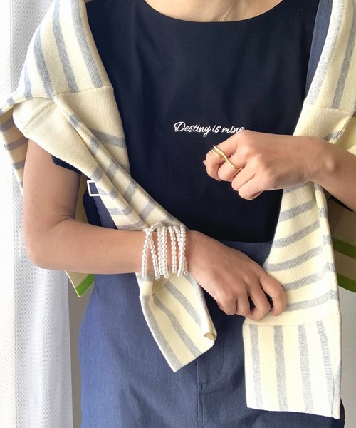 Q（キュー）の「ロングパールネックレス（ネックレス・レディース・ホワイト・ONE SIZE）」の12枚目の写真