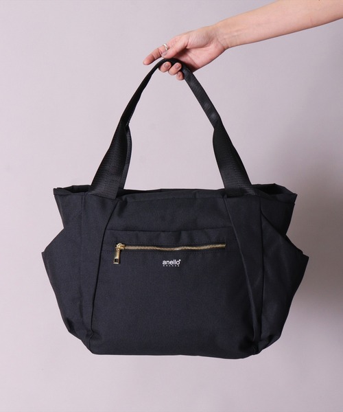 anello(アネロ)の「(LF)【anello】14ポケット 両面撥水加工 A4 トートバッグ(トートバッグ・レディース・ネイビー/ライトグレー/ブラック・ONE SIZE)」の11枚目の写真
