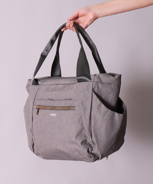 anello(アネロ)の「(LF)【anello】14ポケット 両面撥水加工 A4 トートバッグ(トートバッグ・レディース・ネイビー/ライトグレー/ブラック・ONE SIZE)」の14枚目の写真