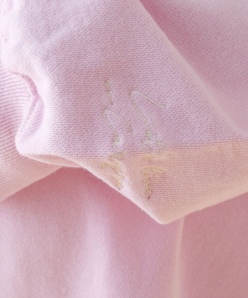 LEPSIM(レプシィム)の「【産前・産後対応】マタニティ/スリット刺繍チュニックワンピース 287571(マタニティウェア/グッズ・レディース・ブラック/オフホワイト/ライトグレー/ピンク・FREE)」の12枚目の写真