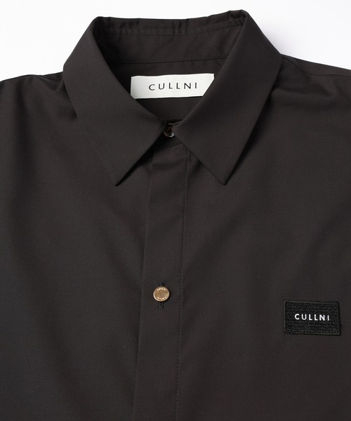 Broad Cloth Embroidery Patch Short Sleeve Shirt（シャツ