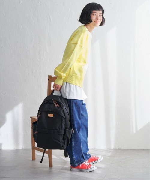 LBC(エルビーシー)の「ドロップショルダーニット(ニット/セーター・レディース・ベージュ/イエロー/グリーン/ホワイト・M)」の12枚目の写真