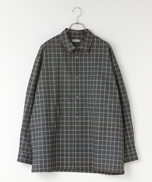 LOWRYS FARM(ローリーズファーム)の「シアサッカーチェックシャツLS 321317(シャツ/ブラウス・メンズ・グレー/ブルー/チャコールグレー・MEDIUM/LARGE)」の10枚目の写真