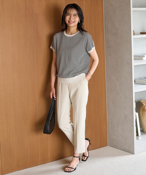 メイミ様◎Joie de Vivre◎フレンチリネンウォッシュテーパードパンツ Lajour｜リネンミックスワイドパンツ | Rakuten Fashion(楽天