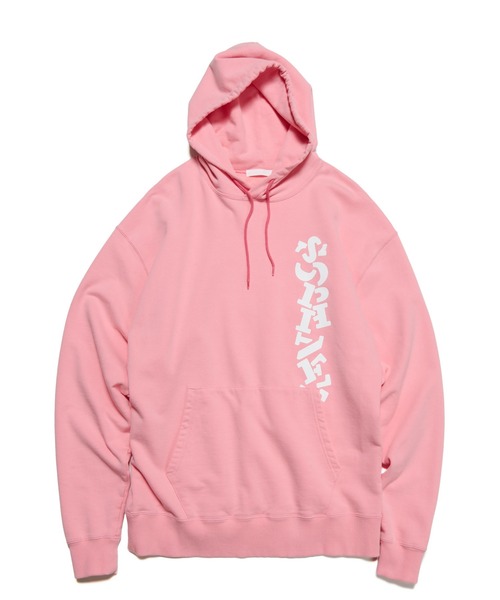 SOPHNET.（ソフネット）の「SIMON TAYLOR: STENCIL HOODIE（パーカー・メンズ・ピンク/ブラック/ライトブルー・SMALL/MEDIUM/LARGE/X-LARGE）」の3枚目の写真
