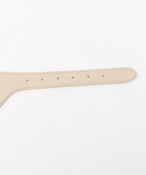 COMME CA ISM（コムサイズム）の「ゴム太ベルト（ベルト・レディース・ブラック/ベージュ・FREE）」の8枚目の写真