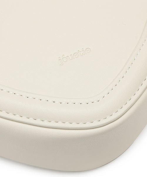 jouetie（ジュエティ）の「【jouetie/ジュエティ】ハートチャーム付　ハート型ミニショルダーバッグ（ショルダーバッグ・レディース・ホワイト/シルバー/ブラック・FREE）」の13枚目の写真
