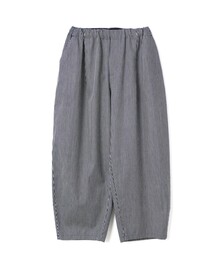 mizuiroind | mizuiro ind ヒッコリーワイドテーパードパンツ(その他パンツ)