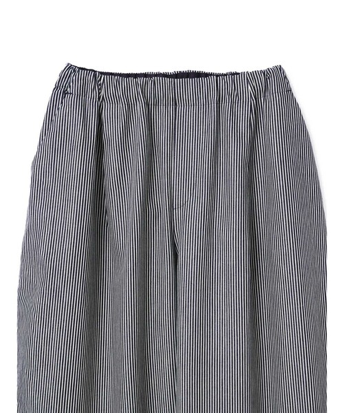 mizuiroind(ミズイロインド)の「mizuiro ind ヒッコリーワイドテーパードパンツ(その他パンツ・レディース・キナリ/インディゴブルー/ネイビー・FREE)」の18枚目の写真