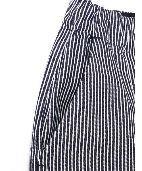 mizuiroind(ミズイロインド)の「mizuiro ind ヒッコリーワイドテーパードパンツ(その他パンツ・レディース・キナリ/インディゴブルー/ネイビー・FREE)」の20枚目の写真