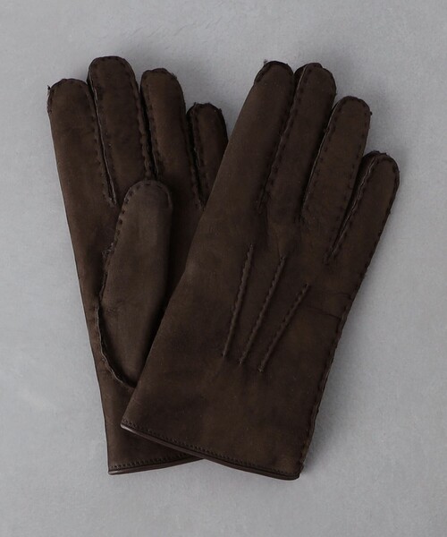 UNITED ARROWS(ユナイテッドアローズ)の「<MARIO PORTOLANO> シアリング グローブ(手袋・メンズ・ダークブラウン・8)」の1枚目の写真