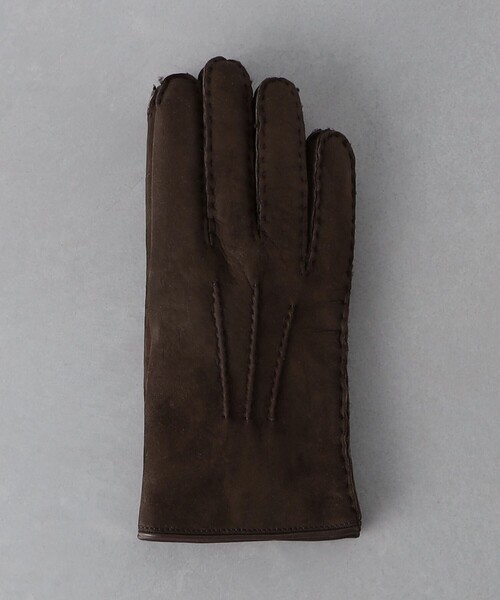 UNITED ARROWS(ユナイテッドアローズ)の「<MARIO PORTOLANO> シアリング グローブ(手袋・メンズ・ダークブラウン・8)」の2枚目の写真