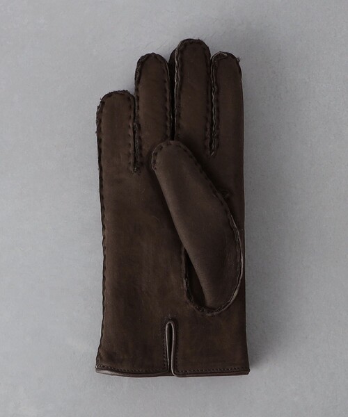UNITED ARROWS(ユナイテッドアローズ)の「<MARIO PORTOLANO> シアリング グローブ(手袋・メンズ・ダークブラウン・8)」の3枚目の写真