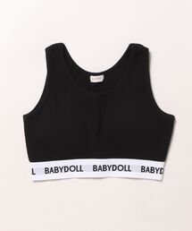 【カップ付】ロゴショート丈 タンクトップ 0249K