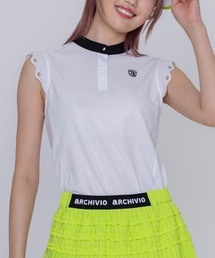 <LADIES>スカラップ袖UVプルオーバー