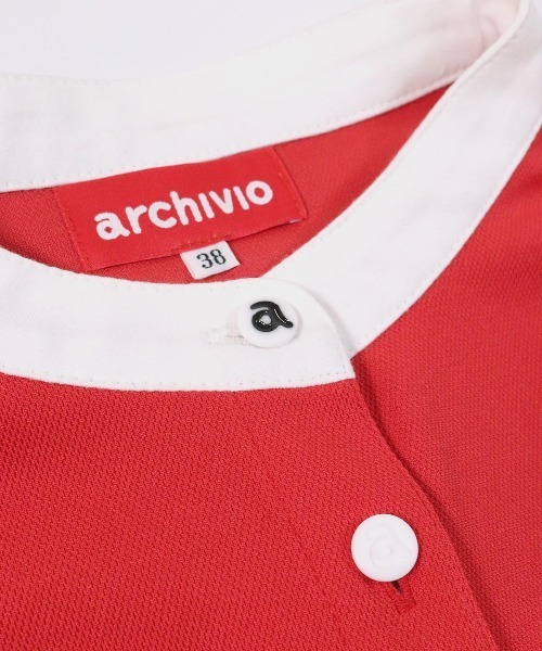 archivio(アルチビオ)の「<LADIES>スカラップ袖UVプルオーバー(タンクトップ・レディース・ブラック/ホワイト/レッド・L/M/S)」の9枚目の写真
