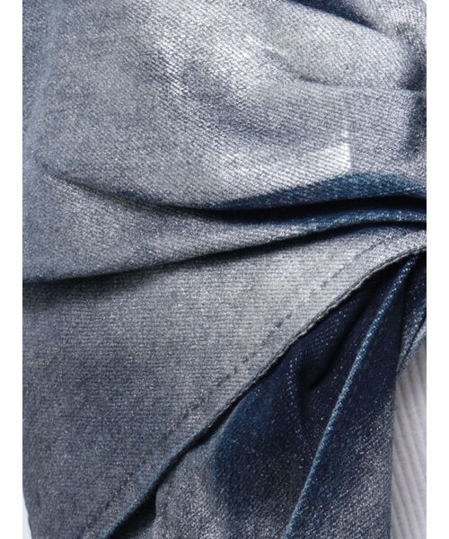 【MOGU】カルムナール　グリッターデニムリボンビスチェ【新品同様】 GLITTER DENIM RIBBON BUSTIER/グリッターデニムリボンビスチェ