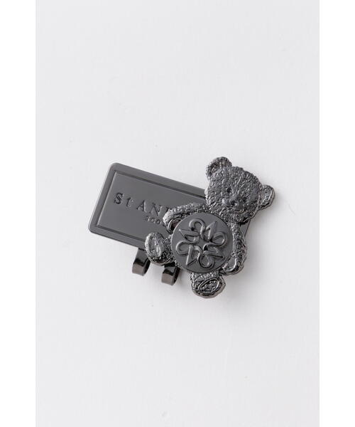 St ANDREWS(セントアンドリュース)の「【St ANDREWS】テディベアクリップマーカー (UNISEX)(ゴルフグッズ・レディース・ブラック/ゴールド・FREE)」の4枚目の写真