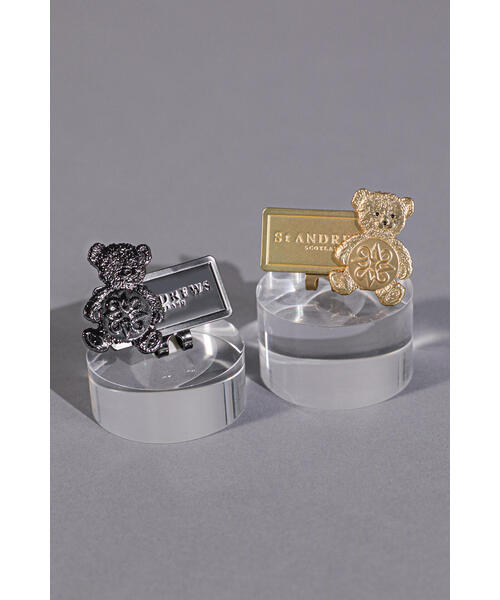 St ANDREWS(セントアンドリュース)の「【St ANDREWS】テディベアクリップマーカー (UNISEX)(ゴルフグッズ・レディース・ブラック/ゴールド・FREE)」の5枚目の写真