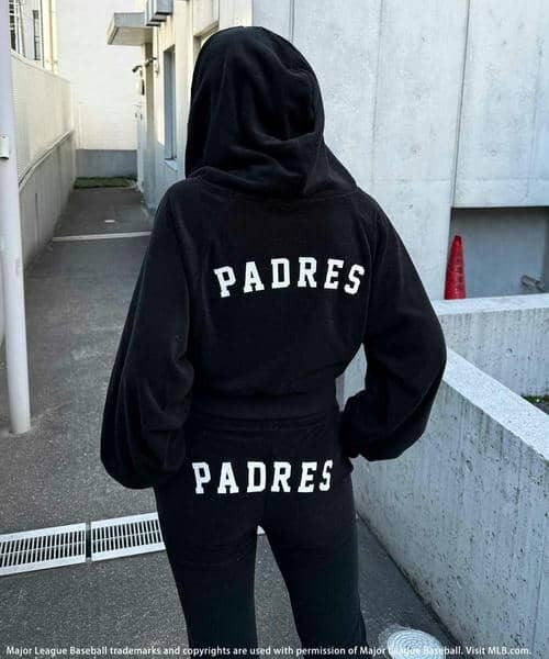 BACK TO THE FIELD（バック トゥー ザ フィールド）の「【MLB】コンパクトパイルセットアップ（ワンピース・レディース・ブラック/グリーン/ホワイト・FREE）」の15枚目の写真