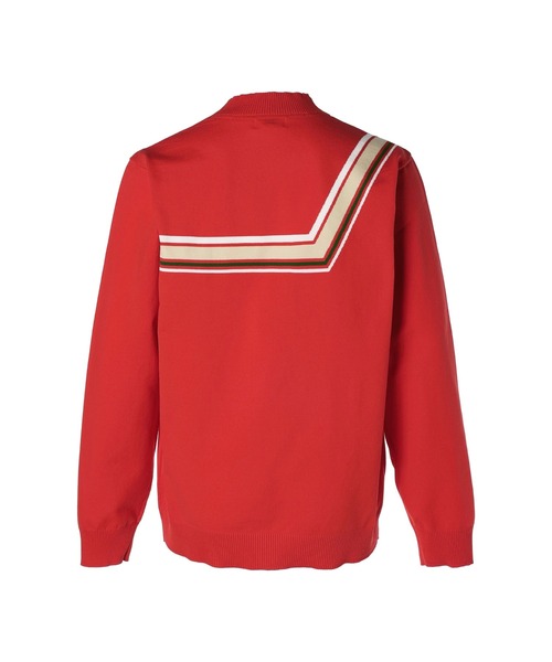 WAAC(ワック)の「MENS 変形ボーダーニット 長袖プルオーバー(ニット/セーター・メンズ・オレンジ/ホワイト・SMALL/MEDIUM/X-LARGE/LARGE)」の8枚目の写真