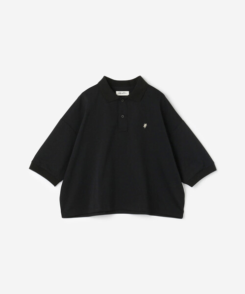 GYMPHLEX(ジムフレックス)の「Gymphlex | ポリエステル鹿の子 ポロシャツ WOMEN(ポロシャツ・レディース・ブラック/サックスブルー/イエロー系その他・14)」の2枚目の写真