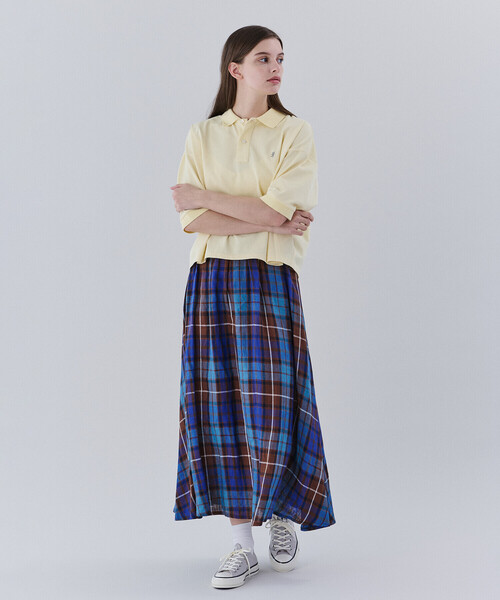 GYMPHLEX(ジムフレックス)の「Gymphlex | ポリエステル鹿の子 ポロシャツ WOMEN(ポロシャツ・レディース・ブラック/サックスブルー/イエロー系その他・14)」の5枚目の写真