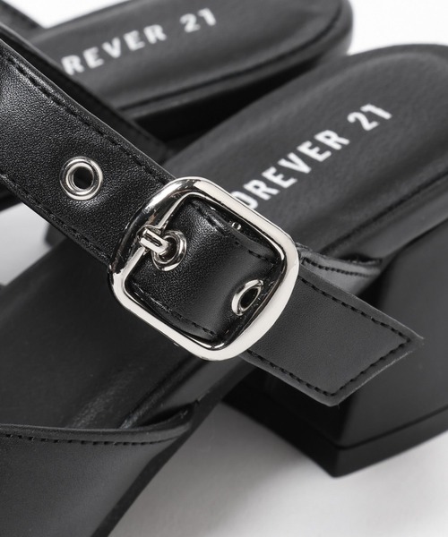 FOREVER 21（フォーエバー トゥエンティーワン）の「【2025SS】スタッズ2WAYミュール（パンプス・レディース・ブラック/レッド/レオパード・MEDIUM/LARGE）」の20枚目の写真