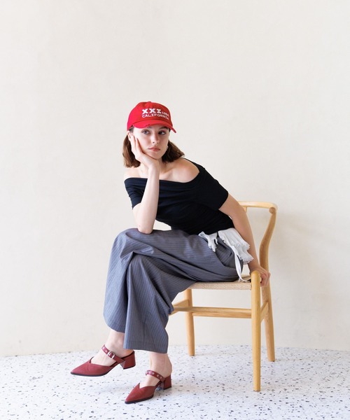 FOREVER 21（フォーエバー トゥエンティーワン）の「【2025SS】スタッズ2WAYミュール（パンプス・レディース・ブラック/レッド/レオパード・MEDIUM/LARGE）」の6枚目の写真