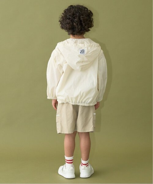 b・ROOM（ビールーム）の「【ベストにもなる2way】シアーウィンドブレーカー（ブルゾン・キッズ・アイボリー/カーキ/ブルー系その他2/チャコール・130cm/140cm/150cm/120cm/100cm/110cm）」の13枚目の写真
