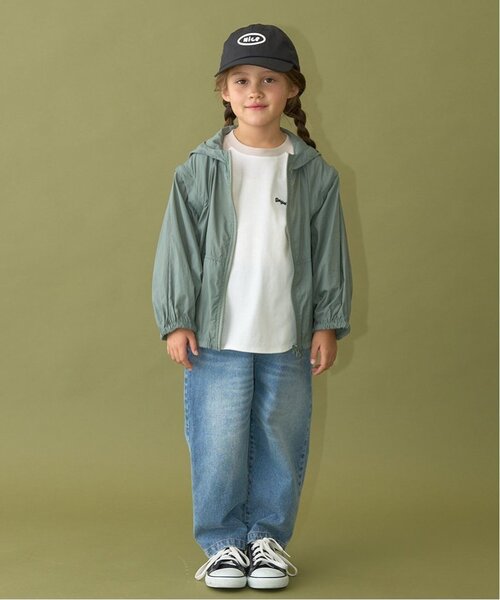 b・ROOM（ビールーム）の「【ベストにもなる2way】シアーウィンドブレーカー（ブルゾン・キッズ・アイボリー/カーキ/ブルー系その他2/チャコール・130cm/140cm/150cm/120cm/100cm/110cm）」の22枚目の写真