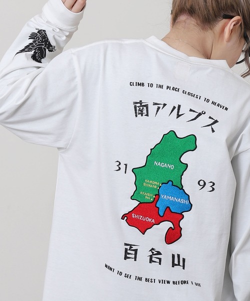 COBMASTER(コブマスター)の「【COBMASTER】 吸水速乾 天竺 プリント × 刺繍 ベーシック ロングスリーブ Tシャツ / ロンT(Tシャツ/カットソー・メンズ・イエロー/ホワイト/ブラック・LARGE/X-LARGE/MEDIUM)」の2枚目の写真