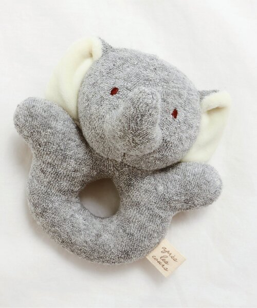 apres les cours（アプレレクール）の「アヒル・ゾウラトル（その他ベビー用品・キッズ・クリーム/グレー・FREE）」の2枚目の写真