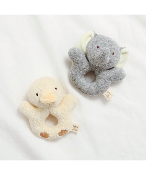 apres les cours（アプレレクール）の「アヒル・ゾウラトル（その他ベビー用品・キッズ・クリーム/グレー・FREE）」の3枚目の写真