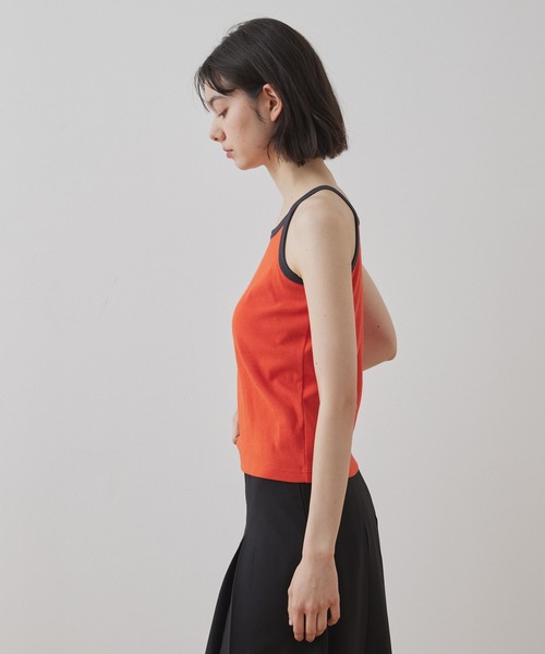 Unblend（アンブレンド）の「【Unblend】Unblend Basic カップ付き リブ パック キャミソール（キャミソール・レディース・ブラック/ホワイト/グリーン系/オレンジ系/チャコール・S/M）」の11枚目の写真