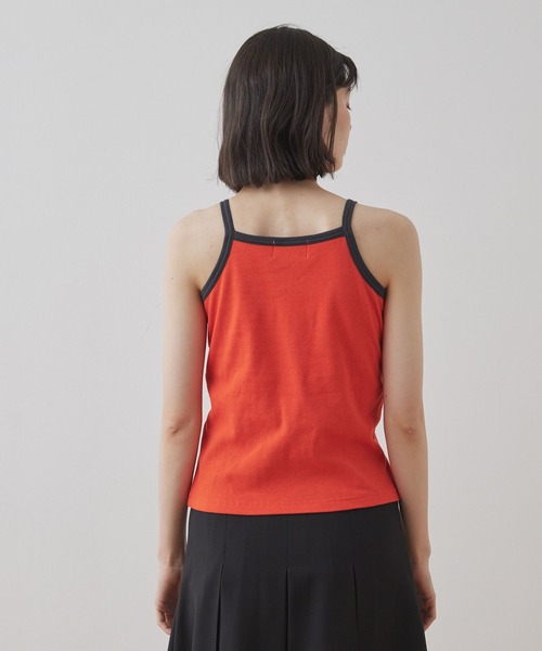 Unblend（アンブレンド）の「【Unblend】Unblend Basic カップ付き リブ パック キャミソール（キャミソール・レディース・ブラック/ホワイト/グリーン系/オレンジ系/チャコール・S/M）」の13枚目の写真
