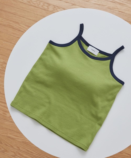 Unblend（アンブレンド）の「【Unblend】Unblend Basic カップ付き リブ パック キャミソール（キャミソール・レディース・ブラック/ホワイト/グリーン系/オレンジ系/チャコール・S/M）」の8枚目の写真