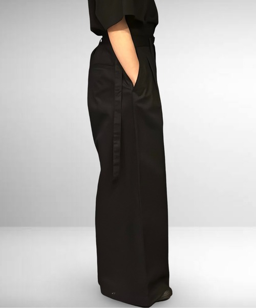 Burner（バーナー）の「ツータックハイウエストウルトラバギーパンツ（その他パンツ・メンズ・ダークネイビー/サンドベージュ/ライトブラウン/ブラック/カーキ/ダークベージュ/グレー/チャコールグレー・マルチサイズ）」の12枚目の写真