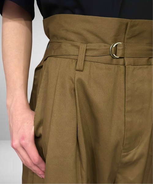 Burner（バーナー）の「ツータックハイウエストウルトラバギーパンツ（その他パンツ・メンズ・ダークネイビー/サンドベージュ/ライトブラウン/ブラック/カーキ/ダークベージュ/グレー/チャコールグレー・マルチサイズ）」の18枚目の写真