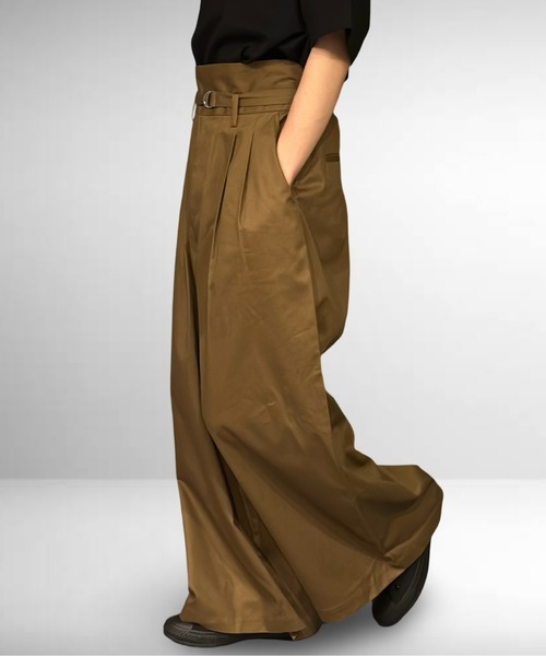 Burner（バーナー）の「ツータックハイウエストウルトラバギーパンツ（その他パンツ・メンズ・ダークネイビー/サンドベージュ/ライトブラウン/ブラック/カーキ/ダークベージュ/グレー/チャコールグレー・マルチサイズ）」の19枚目の写真