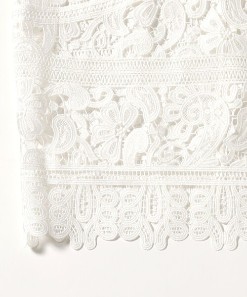 Ray BEAMS(レイビームス)の「レース スクエア キャミソール(キャミソール・レディース・ホワイト/ブラック・ONE SIZE)」の12枚目の写真