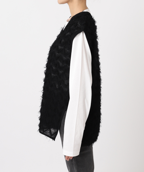 JOURNAL STANDARD relume（ジャーナルスタンダード　レリューム）の「《WEB限定追加》フリンジベスト（ベスト・レディース・ブラック・FREE）」の15枚目の写真