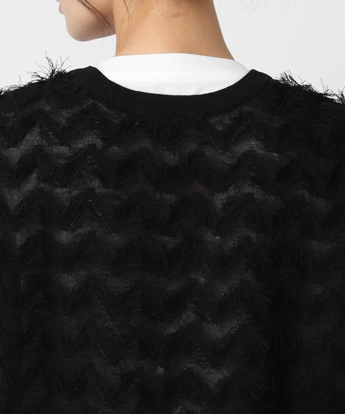 JOURNAL STANDARD relume（ジャーナルスタンダード　レリューム）の「《WEB限定追加》フリンジベスト（ベスト・レディース・ブラック・FREE）」の18枚目の写真